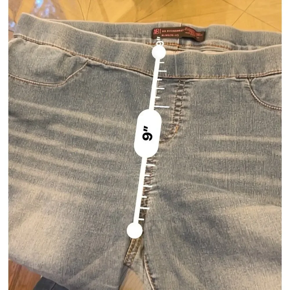 No Boundaries NOBO Jean Jeggings Cotton Stretch Blend Size XL/XG 15-17 Straight